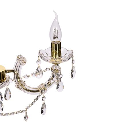 Lampadario a sospensione con catena MARIA TERESA 3xE14/40W/230V