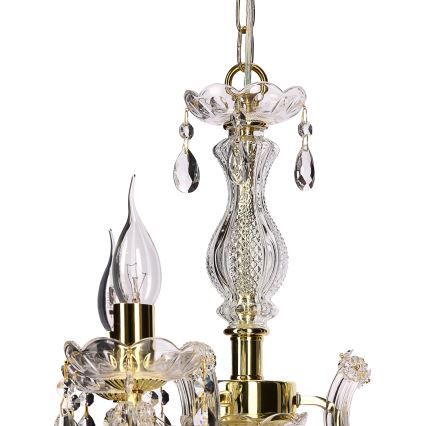 Lampadario a sospensione con catena MARIA TERESA 3xE14/40W/230V