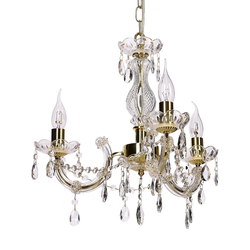 Lampadario a sospensione con catena MARIA TERESA 3xE14/40W/230V