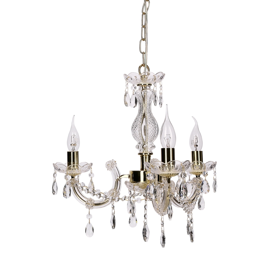 Lampadario a sospensione con catena MARIA TERESA 3xE14/40W/230V