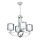 Lampadario a sospensione con catena NOVARA 4xE27/40W/230V cromo lucido