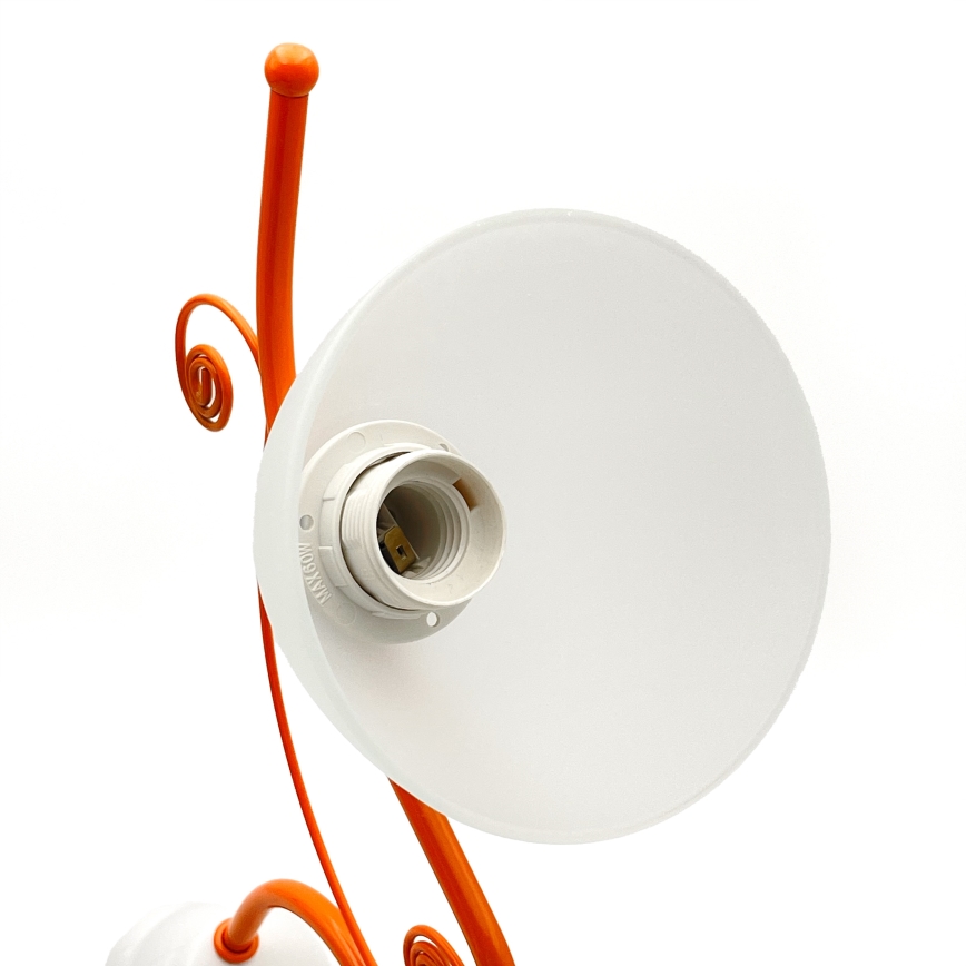 Lampadario a sospensione con catena RETRO 3xE27/60W/230V bianco/colorato