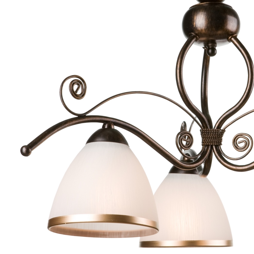 Lampadario a sospensione con catena RETRO II 3xE27/60W/230V