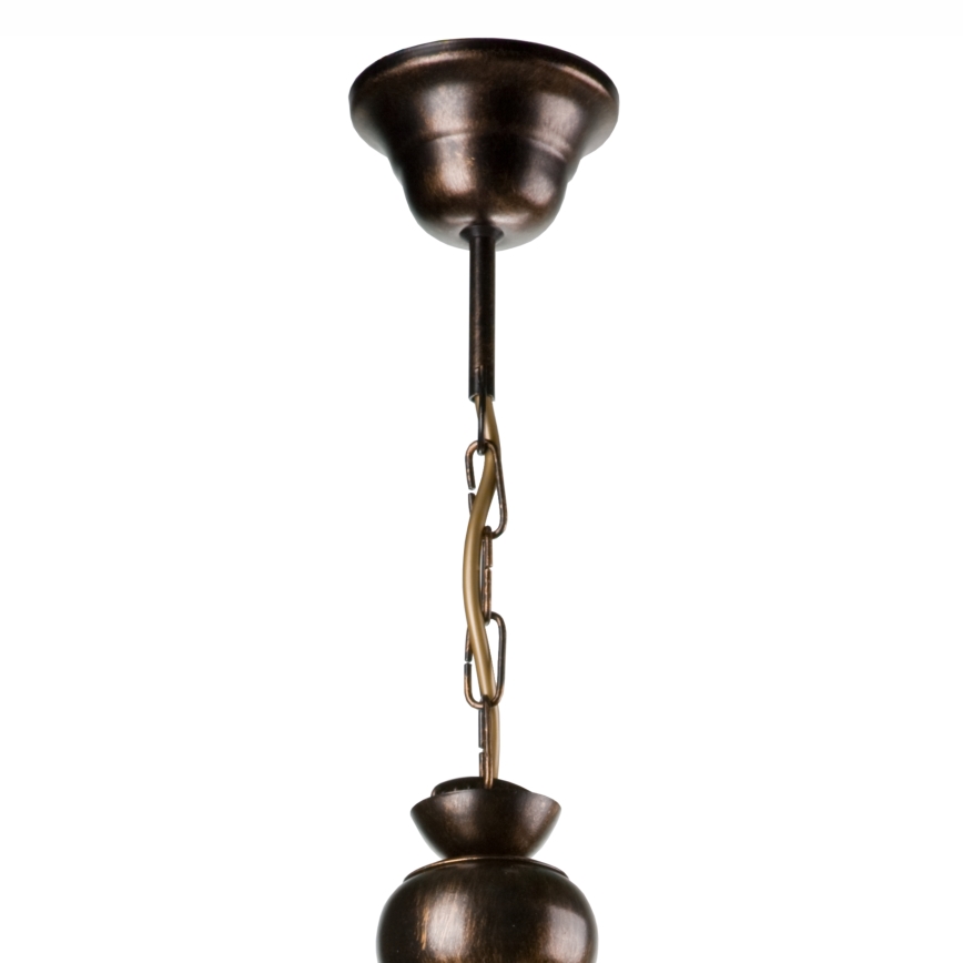 Lampadario a sospensione con catena RETRO II 3xE27/60W/230V