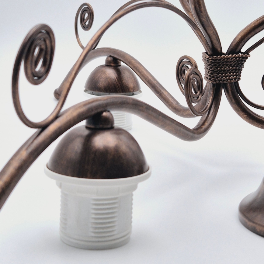 Lampadario a sospensione con catena RETRO II 3xE27/60W/230V