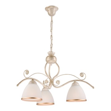 Lampadario a sospensione con catena RETRO II 3xE27/60W/230V