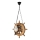 Lampadario a sospensione con catena TIMONA 2xE14/40W/230V faggio