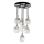 Lampadario a sospensione con cavo 7xE27/40W/230V, finitura cromo lucido