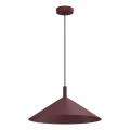 Lampadario a sospensione con cavo ANEGA 1xGX53/15W/230V Ø 40 cm bordeaux