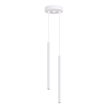 Lampadario a sospensione con cavo ARCHE 2xG9/8W/230V bianco