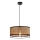 Lampadario a sospensione con cavo ARDI 1xE27/40W/230V marrone/nero