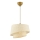 Lampadario a sospensione con cavo BARETTE 1xE27/60W/230V crema