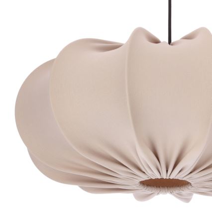 Lampadario a sospensione con cavo CAFEE 1xE27/40W/230V Ø 52 cm beige