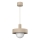 Lampadario a sospensione con cavo CANAN 1xE27/15W/230V diametro 29 cm beige