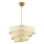 Lampadario a sospensione con cavo COUPER 1xE27/60W/230V crema/oro