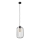 Lampadario a sospensione con cavo DESTELLO 1xE27/15W/230V diam. 21 cm nero