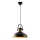 Lampadario a sospensione con cavo DODO 1xE27/40W/230V nero/bronzo