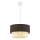 Lampadario a sospensione con cavo ECHO 1xE27/60W/230V marrone/crema