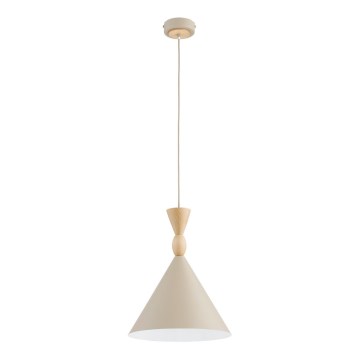 Lampadario a sospensione con cavo FERYT 1xE27/15W/230V beige