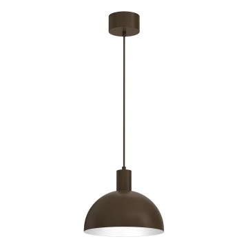 Lampadario a sospensione con cavo HANDA 1xE27/15W/230V marrone