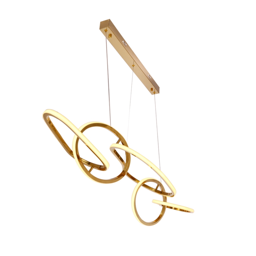 Lampadario a sospensione con cavo LED ANNELI LED/45W/230V 125 cm Oro