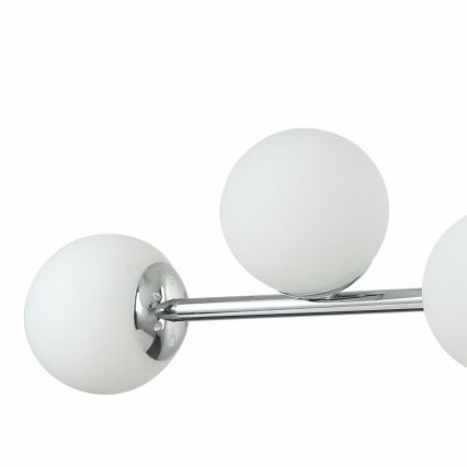 Lampadario a sospensione con cavo MADDIE 5xE14/5W/230V cromo lucido