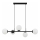 Lampadario a sospensione con cavo MADDIE 5xE14/5W/230V, nero