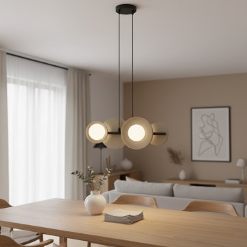 Lampadario a sospensione con cavo MODEL 4xG9/8W/230V beige