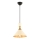 Lampadario a sospensione con cavo MONZA 1xE27/40W/230V Ø 25 cm crema/oro