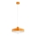 Lampadario a sospensione con cavo NEVERA 1xE27/15W/230V arancione