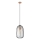 Lampadario a sospensione con cavo OVELLA 1xE27/15W/230V Ø 25 cm nero/pino
