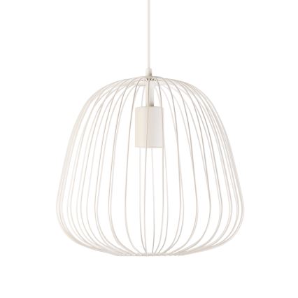Lampadario a sospensione con cavo OVELLA 1xE27/15W/230V, Ø 36 cm, crema