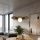 Lampadario a sospensione con cavo UMBRA 1xG9/8W/230V nero/beige