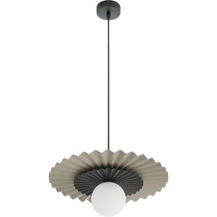 Lampadario a sospensione con cavo UMBRA 1xG9/8W/230V nero/beige