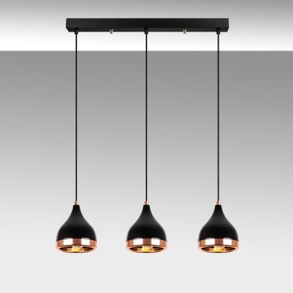 Lampadario a sospensione con cavo YILDO 3xE27/40W/230V