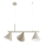 Lampadario a sospensione con cavo ZELTA 3xE27/15W/230V beige
