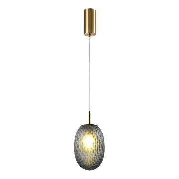Lampadario a sospensione con filo 1xE14/25W/230V grigio diametro 15 cm