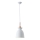 Lampadario a sospensione con filo 1xE27/15W/230V bianco diametro 19,5 cm