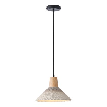 Lampadario a sospensione con filo 1xE27/15W/230V color crema