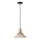 Lampadario a sospensione con filo 1xE27/15W/230V color crema