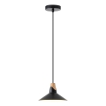 Lampadario a sospensione con filo 1xE27/15W/230V nero