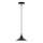 Lampadario a sospensione con filo 1xE27/15W/230V nero