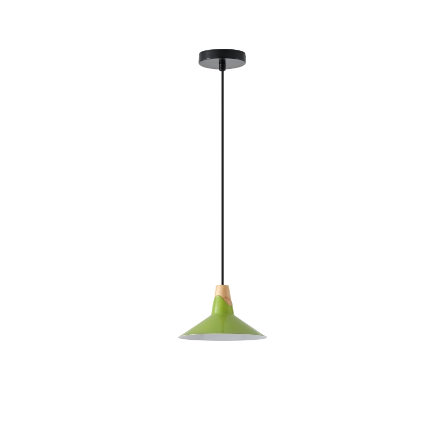 Lampadario a sospensione con filo 1xE27/15W/230V verde