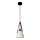 Lampadario a sospensione con filo 1xE27/40W/230V bianco
