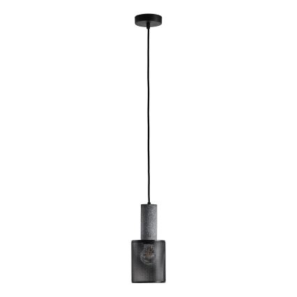 Lampadario a sospensione con filo 1xE27/40W/230V nero