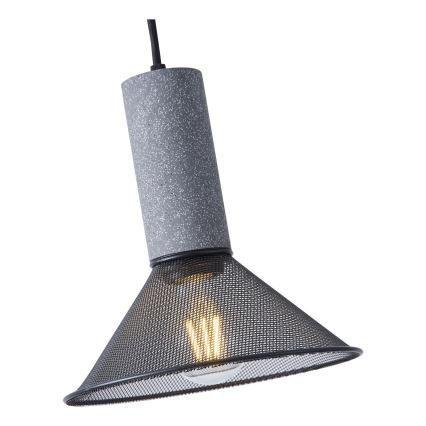 Lampadario a sospensione con filo 1xE27/40W/230V nero