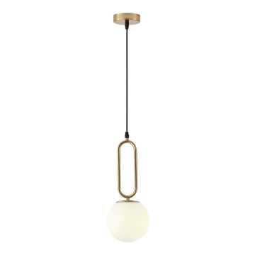 Lampadario a sospensione con filo 1xE27/40W/230V ottone