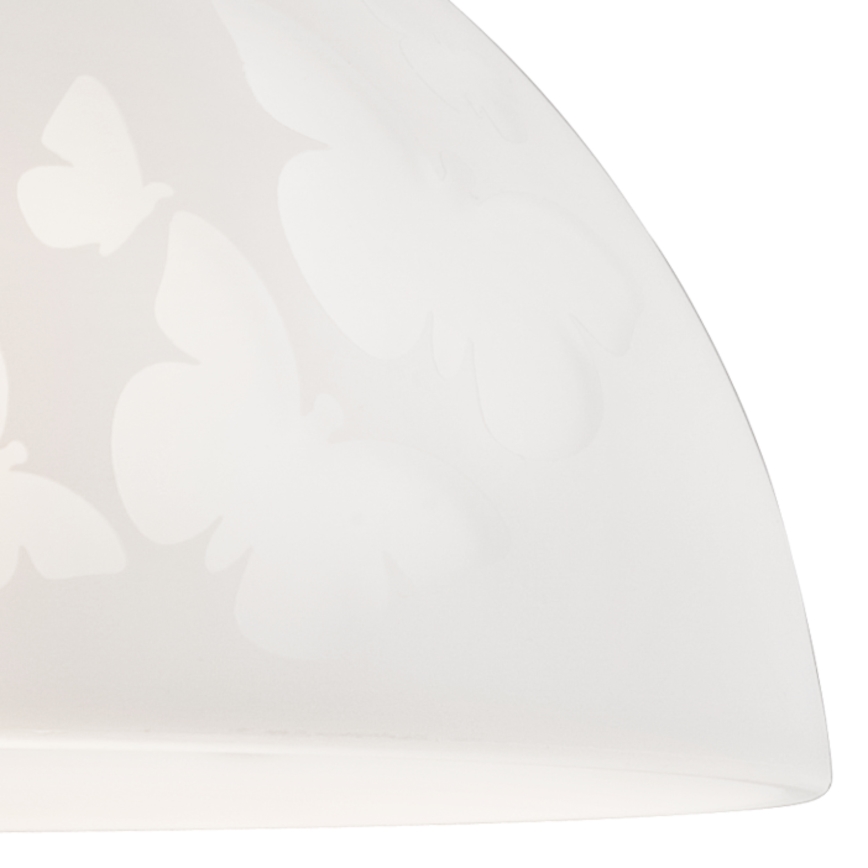 Lampadario a sospensione con filo 1xE27/60W/230V farfalle