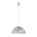 Lampadario a sospensione con filo 1xE27/60W/230V farfalle
