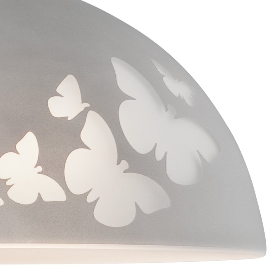 Lampadario a sospensione con filo 1xE27/60W/230V farfalle